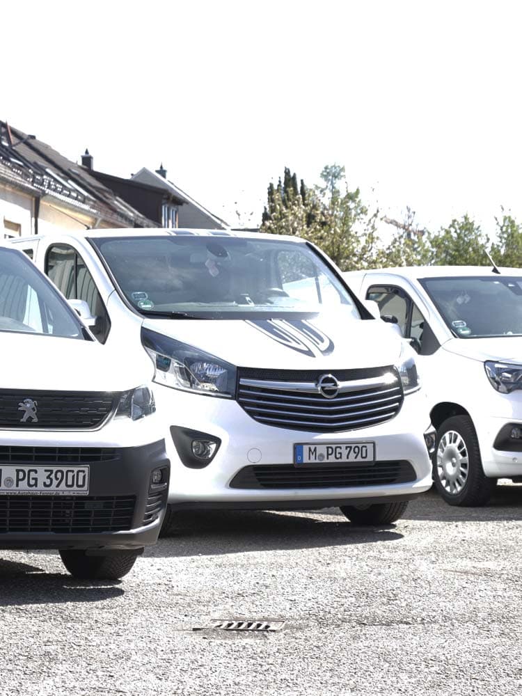 Pegasus Fuhrpark — diskrete, neutrale Fahrzeuge